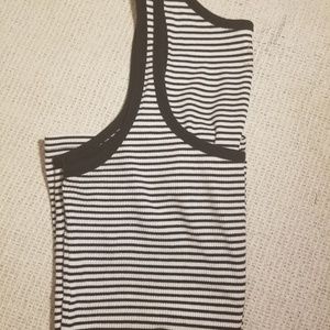 J. Crew Striped Favorite Tank Medium